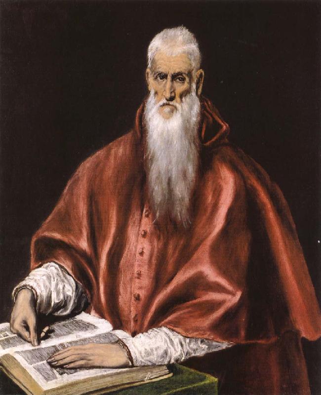 El Greco St Jerome as Cardinal Germany oil painting art
